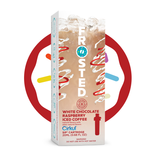 Frosted | White Chocolate Raspberry Iced Coffee